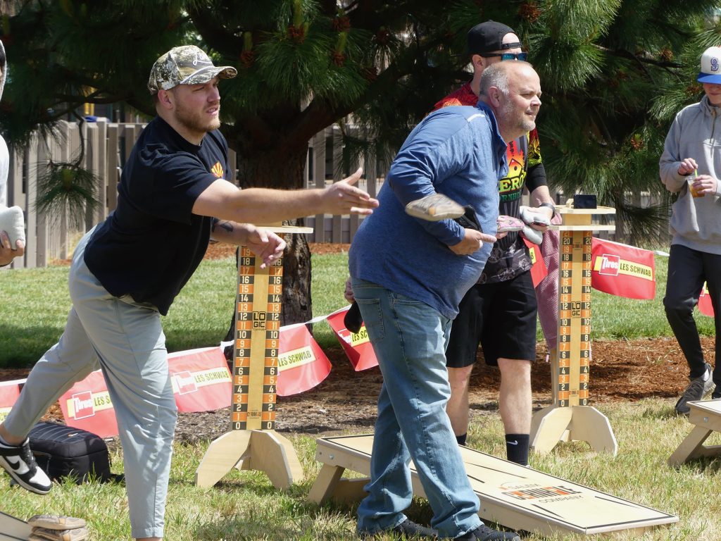 Cornhole players can compete in KeizerFEST tourneys
